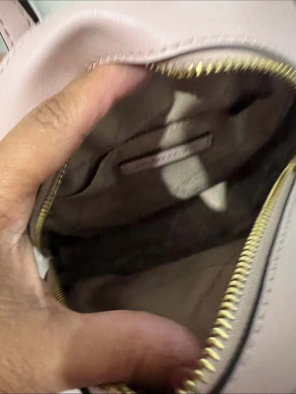 Michael Kors Blush Pink Mini Backpack with Gold Hardware